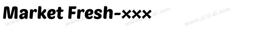 Market Fresh字体转换